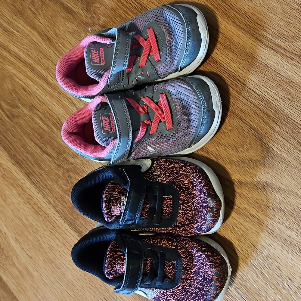 Nike Kids Sneakers Black and Pink